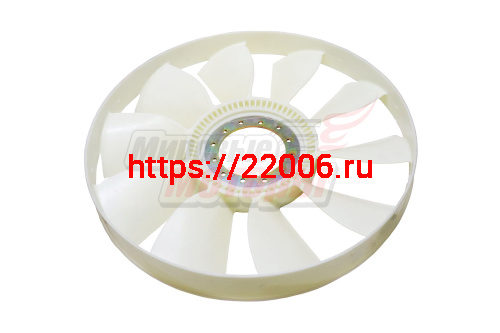 Вентилятор охлаждения 10 лопастей с ободом D-590mm HOWO (VG1500060447)