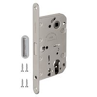 Замок Armadillo (Армадилло) межкомнатный магнитный под цилиндр с ответной планкой GRAVITY G02.196.50.85 SN мат никель