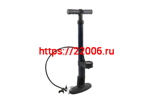 Насос вело (пластик) ручной "Двуручка" с манометром EFP-8902А