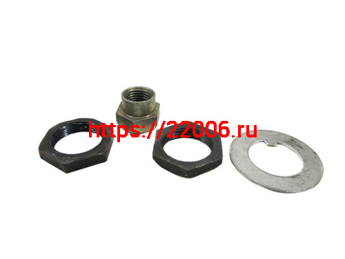 Набор гаек полуоси Муравей (3 гайки и шайба в комплекте) Набор гаек полуоси Муравей (3 гайки и шайба в комплекте)