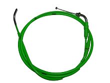 Трос газа тюнинг YMX-PE-Green, 180 см, скутер, зеленый, красный