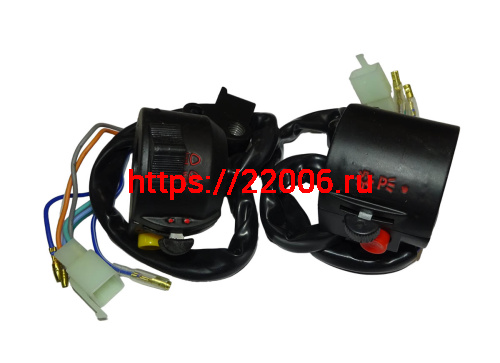 Переключатель RUBIKON SPORT/STREET/STREET LED левый+правый, в сборе (НАБОР)