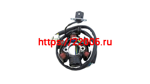 Статор генератора 152QMI, 157QMJ 125/150сс SEE 6 катушек Статор генератора 152QMI, 157QMJ 125/150сс SEE 6 катушек