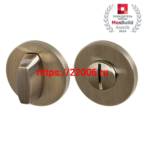 Ручка Armadillo (Армадилло) поворотная BK6.R.URS52 (WC-BOLT BK6 URS) AB-7 бронза Ручка Armadillo (Армадилло) поворотная BK6.R.URS52 (WC-BOLT BK6 URS) AB-7 бронза