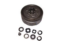 Барабан сцепления 1P60FMJ многодисковое в сборе (8 паз.) 4 болт., 5 диск. 67Т (E9-15)