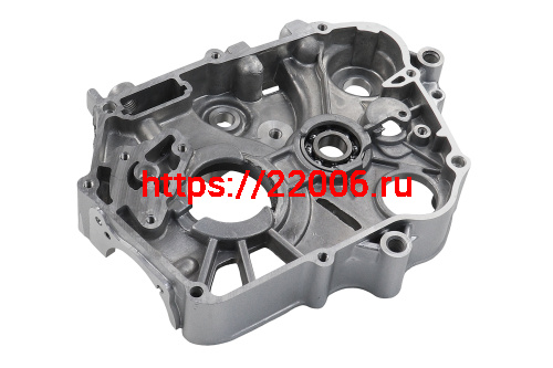 Картер правый Alhpa, Delta, Zodiak (под кпп с сепараторами) 70-110см3 (СЕРЕБРИСТЫЙ) фото 2