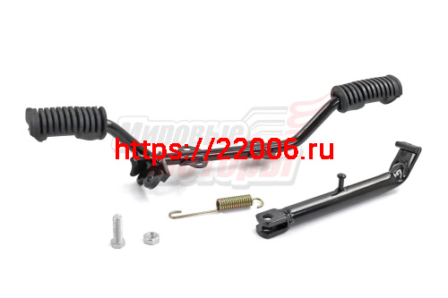 Подножки водителя Alpha в сборе с боковой подставкой (длина- 480 мм)