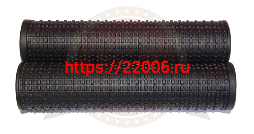 _Грипсы для велосипеда 120мм, ПВХ, черные (HL- G64)