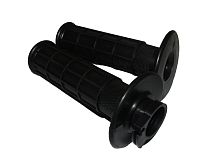 Ручка руля правая (газа) XTRAIL  в сборе (с резинкой) + ручка левая (резиновая) (F1-7, F1-6, F1-1)