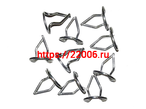 Скрепка (пистон) седла Иж (комплект из 10 штук)) Скрепка (пистон) седла Иж (комплект из 10 штук))