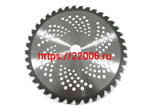 Нож для триммера 255*25.4*1.4мм 36-зубов победитовый