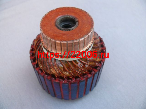 Якорь генератора Иж 6 Вольт Якорь генератора Иж 6 Вольт