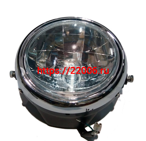 Фара CROSSTRACK круглая D-180. (L крепления 190) Фара CROSSTRACK круглая D-180. (L крепления 190)