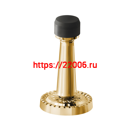 Упор Armadillo (Армадилло) дверной настенный DH033 CL/GOLD-24 Золото 24К Упор Armadillo (Армадилло) дверной настенный DH033 CL/GOLD-24 Золото 24К