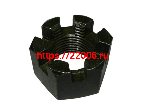 Гайка М22*2 КОРОНЧАТАЯ (ПРОРЕЗНАЯ) ГОСТ 5918-73 (DIN 935) Гайка М22*2 КОРОНЧАТАЯ (ПРОРЕЗНАЯ) ГОСТ 5918-73 (DIN 935)