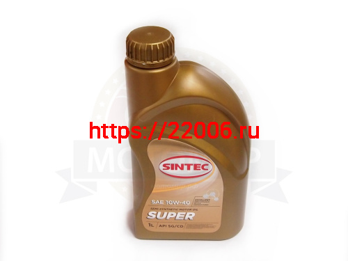Масло SINTEC 10W40 SG/CD SUPER 3000 полусинтетика -1литр. Масло SINTEC 10W40 SG/CD SUPER 3000 полусинтетика -1литр.